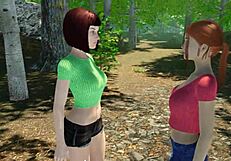 Redhead Plays in Paradise Trails VR