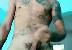 Magrinho shows his good toy in living room