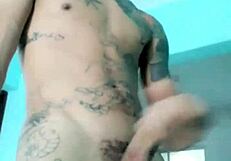 Magrinho shows his good toy in living room