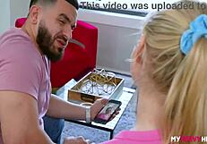 Wow, Not So Subtle Stepsis Jenna Fireworks Wants Big Cock!