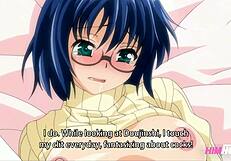 Anime holka prosí o cum v piči při první anal šukání s monster kurvou