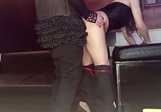 faggot finds her drinking and fucks her