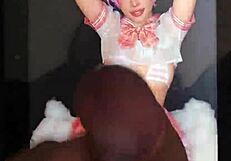 Grubzi Receives Intense Cum Tribute