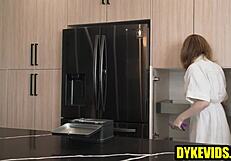 In this story, step mom Nicole Rae teaches step daughter Aria Valencia about lesbian sex.