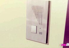 anime girl begs for cum in pussy during first anal fuck with monster cock