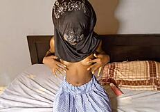 Does small boobs ebony take a bigger horse dick?