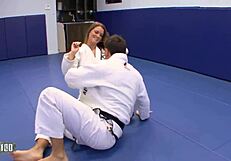 Blonde Pornstar Gives Intense Blowjob For Foot Massage