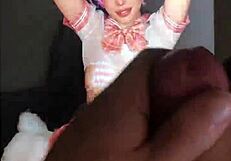 Grubzi Receives Intense Cum Tribute