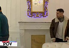 Matt in Amateur Threesome with Big Cock Action