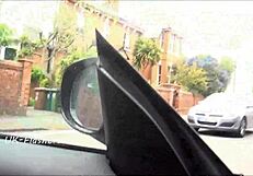 Kacie's Public Masturbation on Car Seat with Nude Amateur Exhibitionist Babe Flashing