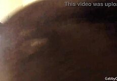 latina milf gabby quinteros fucks her glass dildo all day long