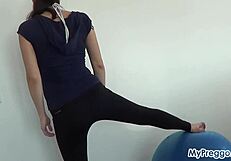 Pregnant Janetta skips workout for oral activity