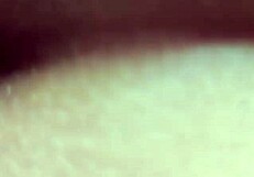 Morenita displays her tight shaved vagina in close-up view