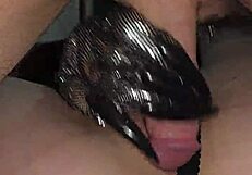 Glove Wearing Milf Milks Cock