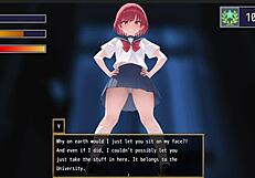 Femuzero red haired girl facesitting