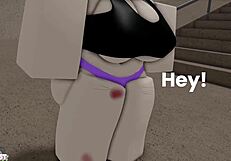 koraxlust rr34 - emo girl flashes you in a skatepark then rides you