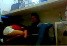 While i'm working the boss's son sticks his dick in me