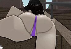 koraxlust rr34 - emo girl flashes you in a skatepark then rides you