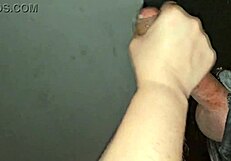Intense Gloryhole Thrills: Cumshots Explode in the Booth