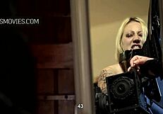 hot blonde babe whipped helpless by riding crop