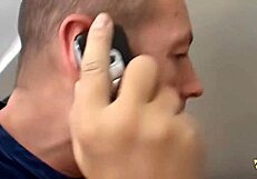 Rough deep throat for trashy bitch. Fucked rough in threesome with creampie and double penetration.