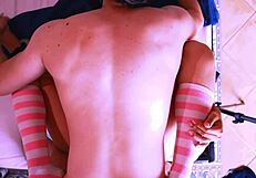 neighbor stays over and chats with married woman in her room while husband is away