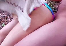 hot indian couple fucking outside in park