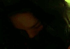 White girl head with bad overbite