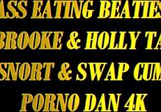 toned babe teases holly with some fun