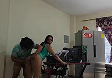 my perverted stepmother seduces me during my game