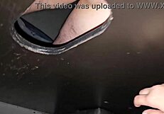 Intense Gloryhole Thrills: Cumshots Explode in the Booth