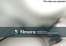 Haciendole cream pie y cogiendome a mi putita con la regla 2