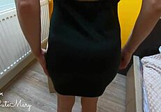 cumming in my panties after hard fucking step sister