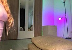 Natural amateur gets fucked doggystyle in close-up view