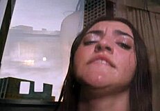 19 year old julia james enjoys a relaxed session with friends getting oiled