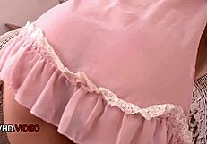 Amateur Milf Rika Aiba Shows Off Lingerie While Masturbating Seductively!