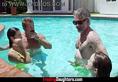 Swapping Daddys For Underwater Blowjobs Kylie Rocket Mike Mancini Jason Sarcinelli