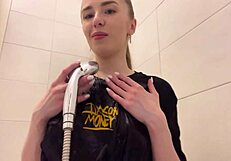 beauty locked herself in the shower and fucked all day?