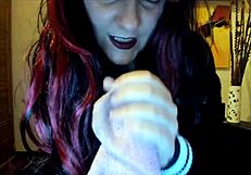 hey, these dirty socks need worship in your mouth