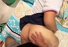 Ay padrastro �por que me tocas mis partes privadas si continuas frotando tu verga en co�o me van a dar ganas de follar