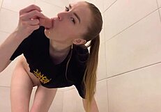 beauty locked herself in the shower and fucked all day?