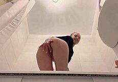 beauty locked herself in the shower and fucked all day?