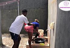 must watch african maid running after big cock - full uncensored version available on xvideos red