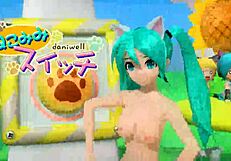 hatsune miku nekomimi switch project diva nude mod full nude