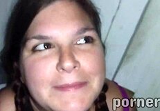 Scarlett hosts a wild blowbang party in her belly volume one.