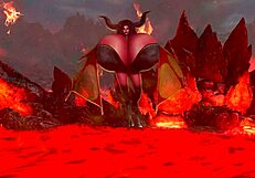 maggie wishing happy halloween with huge tits