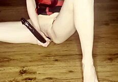 check out my new black dildo friend in this episode