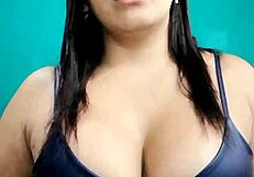 My girlfriend relaxes in her school's bedroom