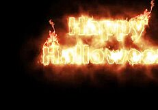 maggie wishing happy halloween with huge tits