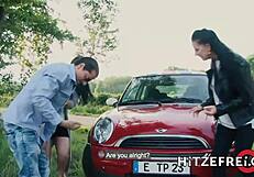 Bonny fucks him hard to avoid police trouble 😈